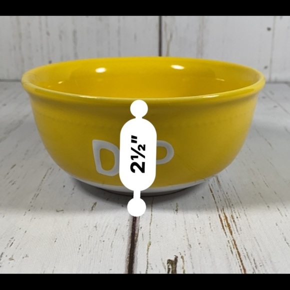 Yellow Ceramic Dipping Bowl - Picture 5 of 7